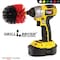 Drillbrush Outdoor - Garden - Patio - Deck - Cleaning Supplies - Drill Brush - Bi Original Red-Blk STIFF - alternate 3